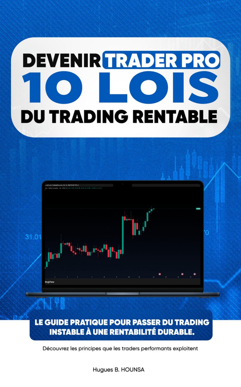 Couverture de l’ebook Devenir Trader Pro : 10 Lois du Trading Rentable